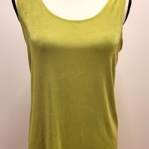 Chico's Travelers tank top size 2. Lime green